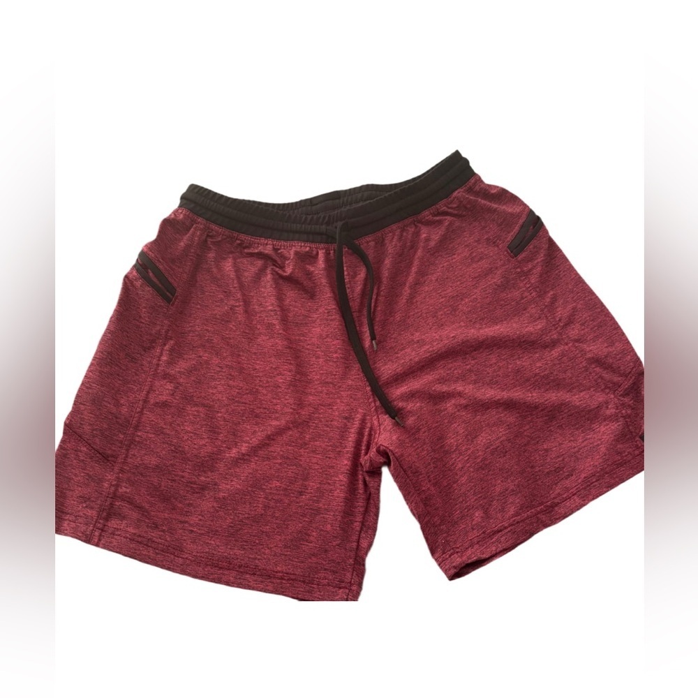 Men's Red Athletic Shorts with pockets. Size large and NWOT!